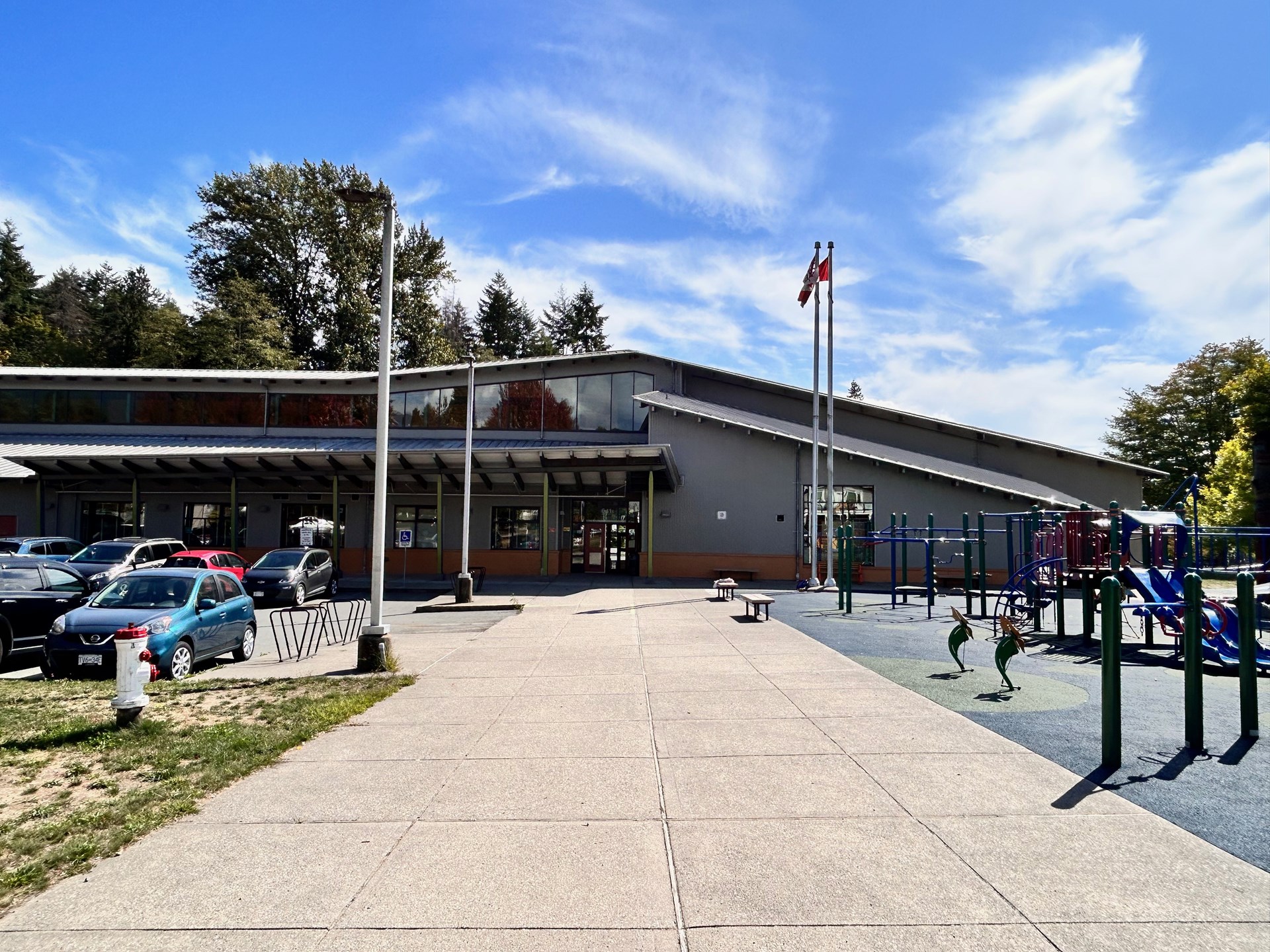 Westview front of school